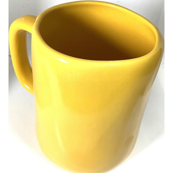 Coffee Mug Rae Dunn "Hello Sunshine" Yellow 18 Ounces 5” Tall 3” Wide - Picture 5 of 8